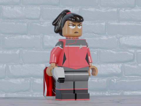 Beckett Mariner Lego Maxifig - Tamamen Mafsallı 3D Baskı Modeli