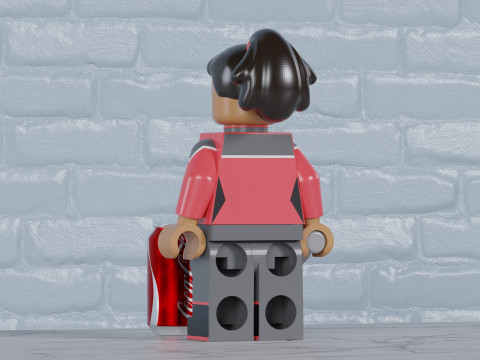 Beckett Mariner Lego Maxifig - Fully Articulated 3Dプリントモデル