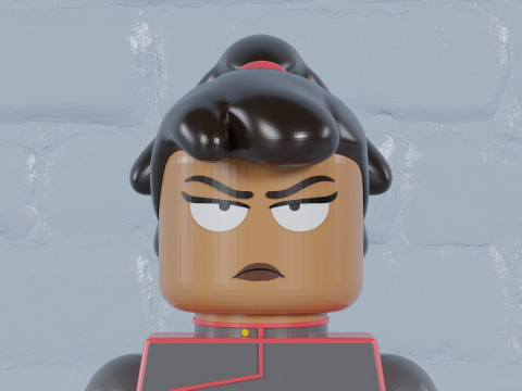Beckett Mariner Lego Maxifig - Fully Articulated 3Dプリントモデル