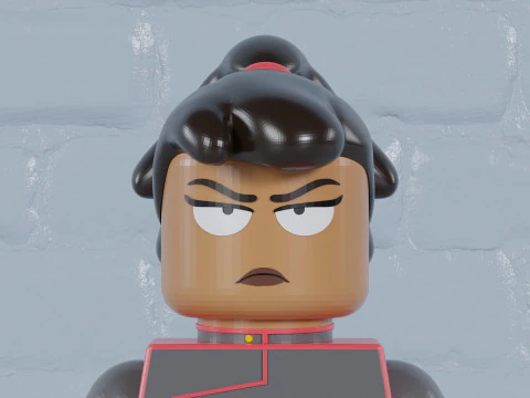 Beckett Mariner Lego Maxifig - Fully Articulated 3D Print Model