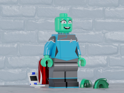 DVana Tendi Lego Maxifig - Fully Articulated Modèles 3D en vedette