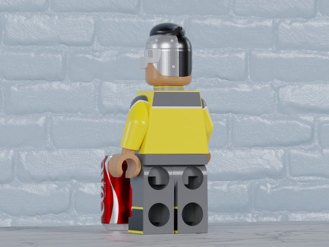Samanthan Rutherford Lego Maxifig - Fully Articulated Modèles 3D en vedette
