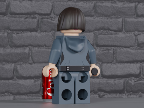 Alien Earth Wendy Lego Maxifig - Fully Articulated 3D Принт Модель