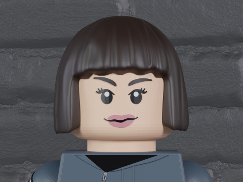Alien Earth Wendy Lego Maxifig - Fully Articulated 3D Принт Модель