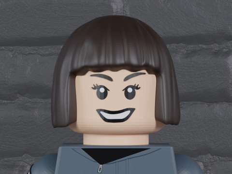 Alien Earth Wendy Lego Maxifig - Fully Articulated 3D Принт Модель