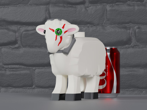 Alien Earth Lego Maxifig speelset - Volledig geleed 3D printmodel