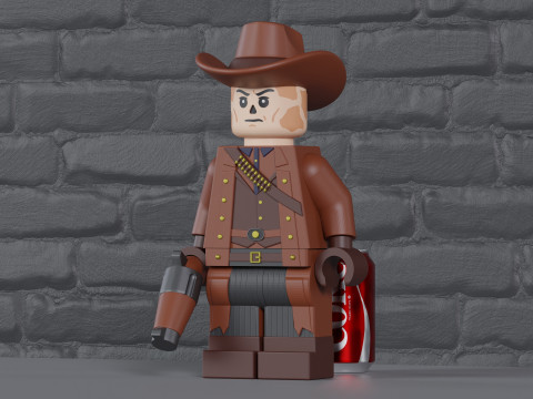 グール レゴ マキシフィグ - 完全に関節式 3Dプリントモデル