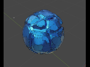 stylized hextech stone from arcane league of legends 3d print model 3D-Druckmodell