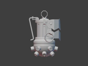 jinx grenade from arcane lreague of legends 3d print model 3D Print Model