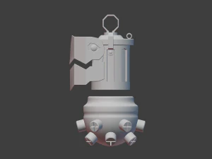 jinx grenade from arcane lreague of legends 3d print model 3D Print Model