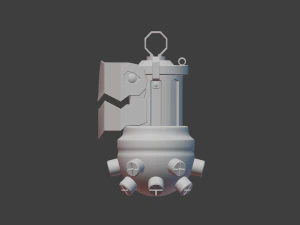 jinx grenade from arcane lreague of legends 3d print model 3D Print Model