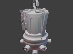 jinx grenade from arcane lreague of legends 3d print model 3D 打印模型