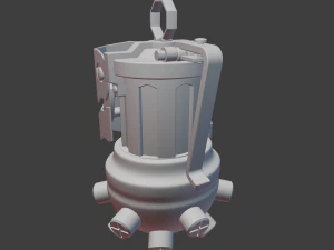 jinx grenade from arcane lreague of legends 3d print model 3D Print Model