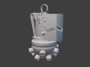 jinx grenade from arcane lreague of legends 3d print model 3D Print Model