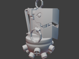 jinx grenade from arcane lreague of legends 3d print model 3D 打印模型