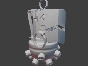 jinx grenade from arcane lreague of legends 3d print model 3D Print Model