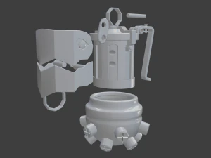 jinx grenade from arcane lreague of legends 3d print model 3D Print Model
