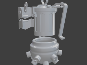 jinx grenade from arcane lreague of legends 3d print model 3D 打印模型