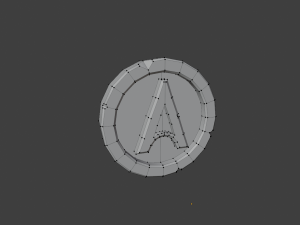 stylized coin from arcane league of legends 3d print model 3Dプリントモデル