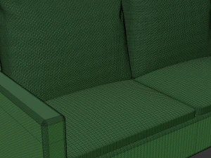 sofa for the living room made of fabric material 3D Model