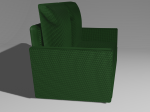 sofa for the living room made of fabric material 3D 模型