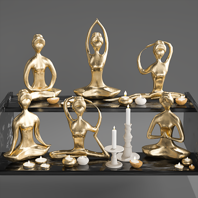 yuga sculpture 3D Model .c4d .max .obj .3ds .fbx .stl .blend 
