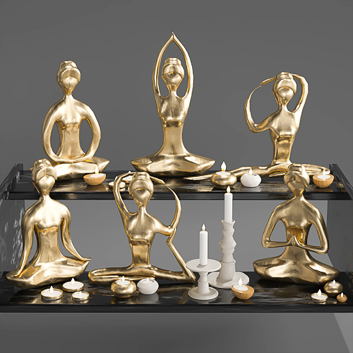 yuga sculpture 3D Model .c4d .max .obj .3ds .fbx .stl .blend
