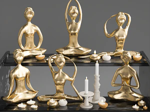 scultura yuga Modello 3D