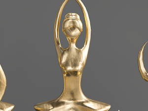 yuga sculpture 3D Model