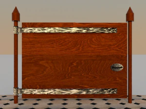 ゲート 3Dモデル