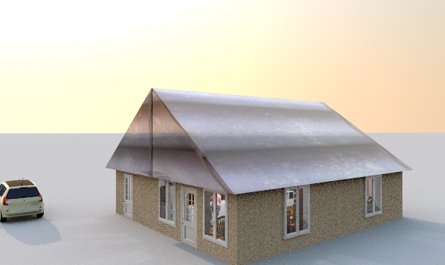 house 6x8 3D 模型 .c4d .max .obj .3ds .fbx .stl .blend