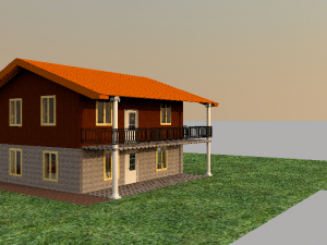 house 3D 模型
