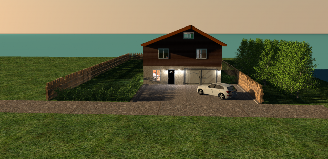 house Model 3D .c4d .max .obj .3ds .fbx .stl .blend 
