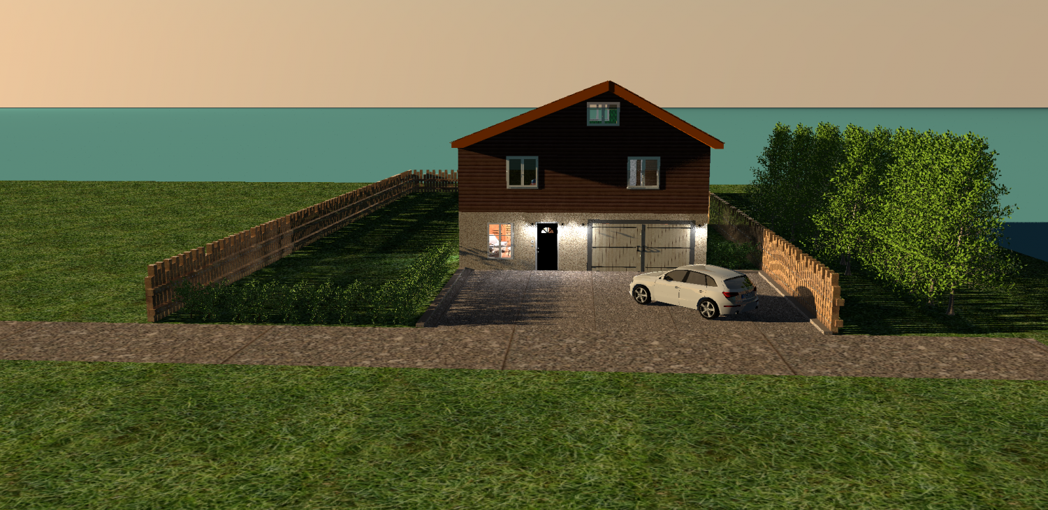 Dreamcore house 3D Model in Other 3DExport
