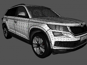 skoda kodiaq 3D 模型