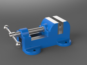 bench vise Model 3D