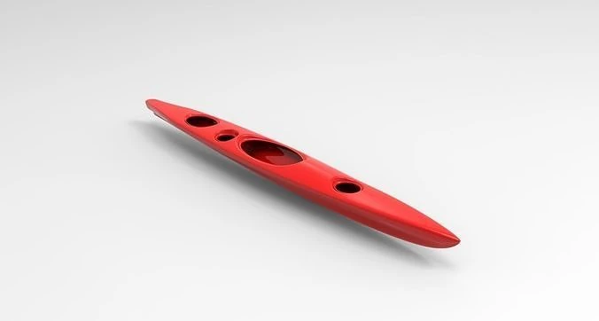 Kayak 3D Model .c4d .max .obj .3ds .fbx .stl .blend