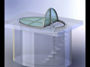 Project a unique wine cellar 3D Model