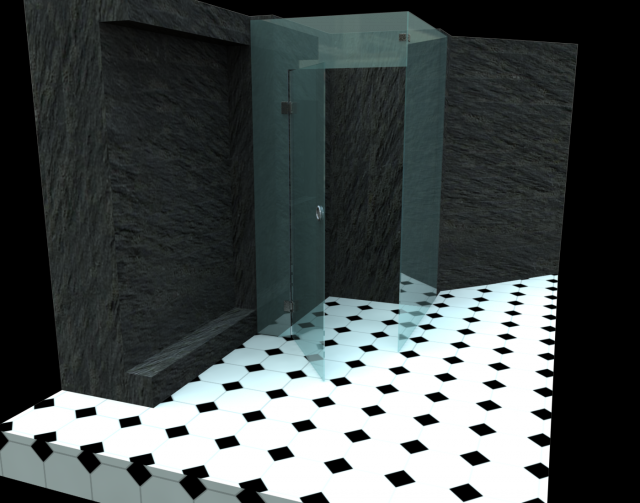 Shower room 3D Model .c4d .max .obj .3ds .fbx .stl .blend 