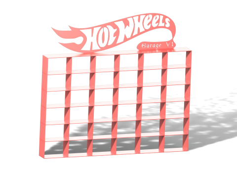 Rack for Hot Wheels 3Dプリントモデル
