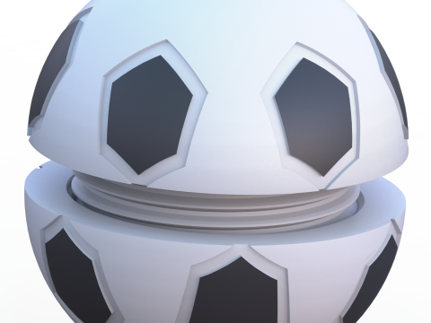 Table football ball 3Dプリントモデル