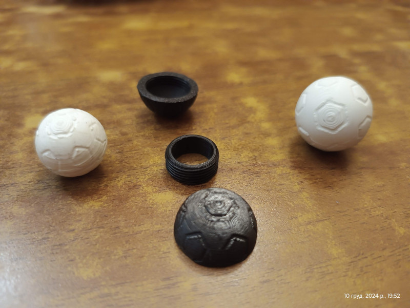 Table football ball 3Dプリントモデル .c4d .max .obj .3ds .fbx .stl .blend 