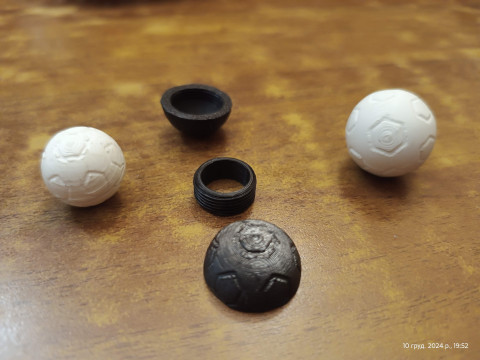 Table football ball 3D Print Model