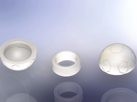Table football ball 3Dプリントモデル