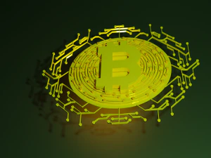 modelo bitcoin Modelo 3D