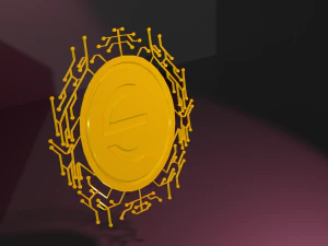 modelo bitcoin Modelo 3D