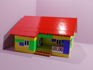 constructor 15 universal pieces to create any objects Model 3D