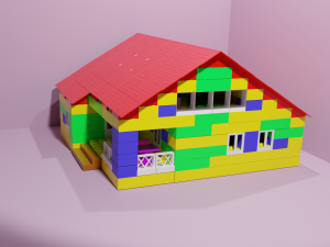constructor 15 universal pieces to create any objects Modello 3D