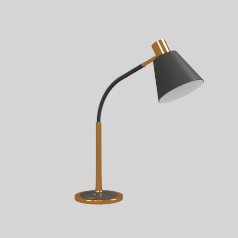 table lamp black - gold 3Dモデル .c4d .max .obj .3ds .fbx .stl .blend 