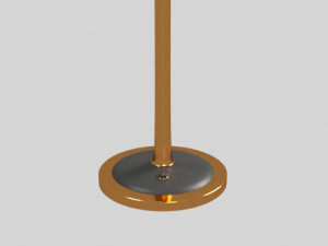 table lamp black - gold 3Dモデル